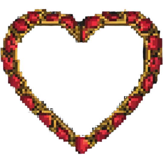 heart no cracks decorative gold lines emoji