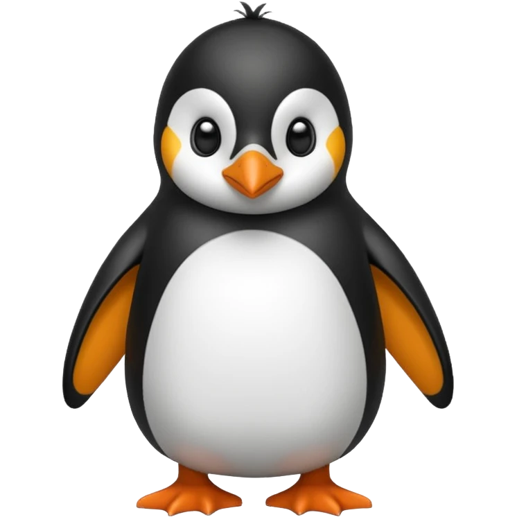 Penguin in a soccer jersey emoji