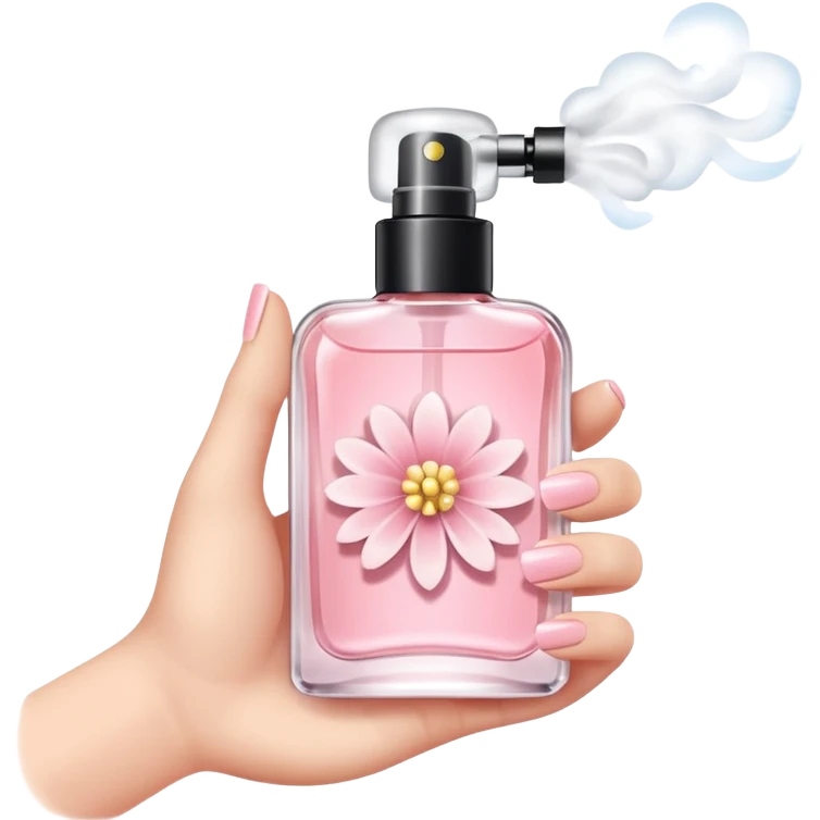 spraying perfume emoji