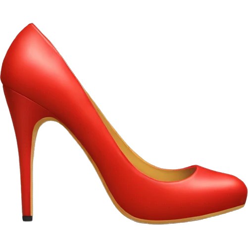 red high heels emoji