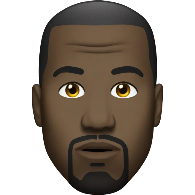 kanye west with yeezus cd emoji