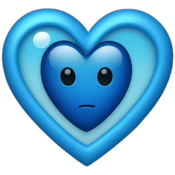 blue heart emoji