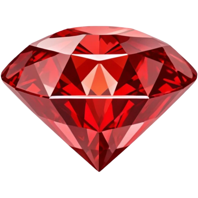 red shiney diamond emoji emoji