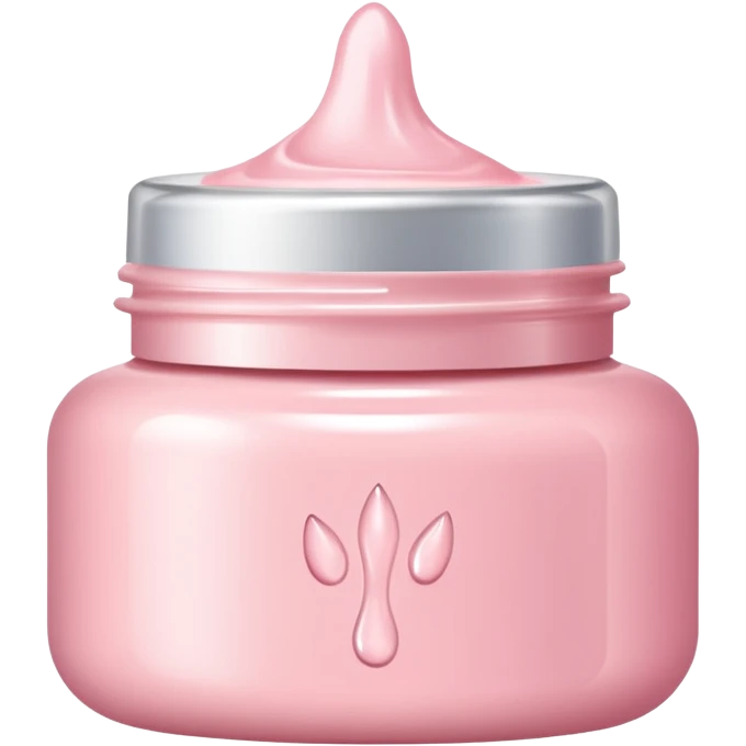 Aesthetic skincare light pink emoji