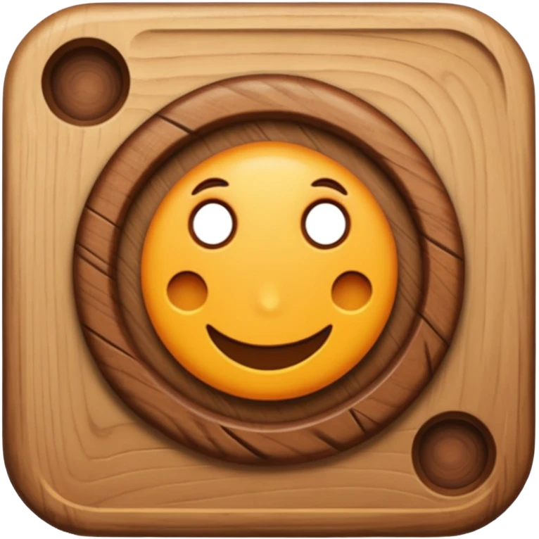 Hard and round surcul emoji