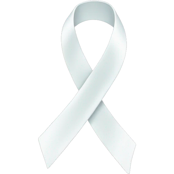 pastel white ribbon emoji