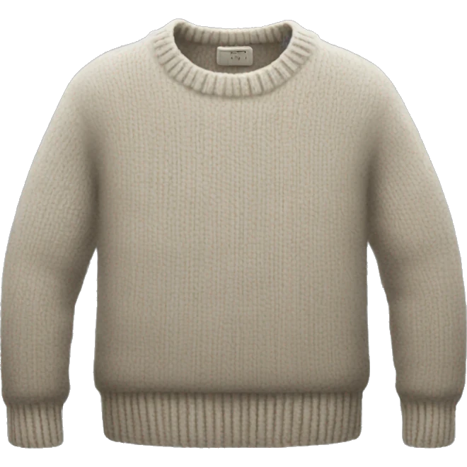 cashmere sweater emoji