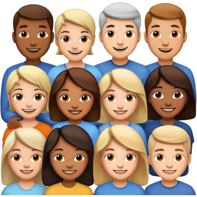large extended family emoji