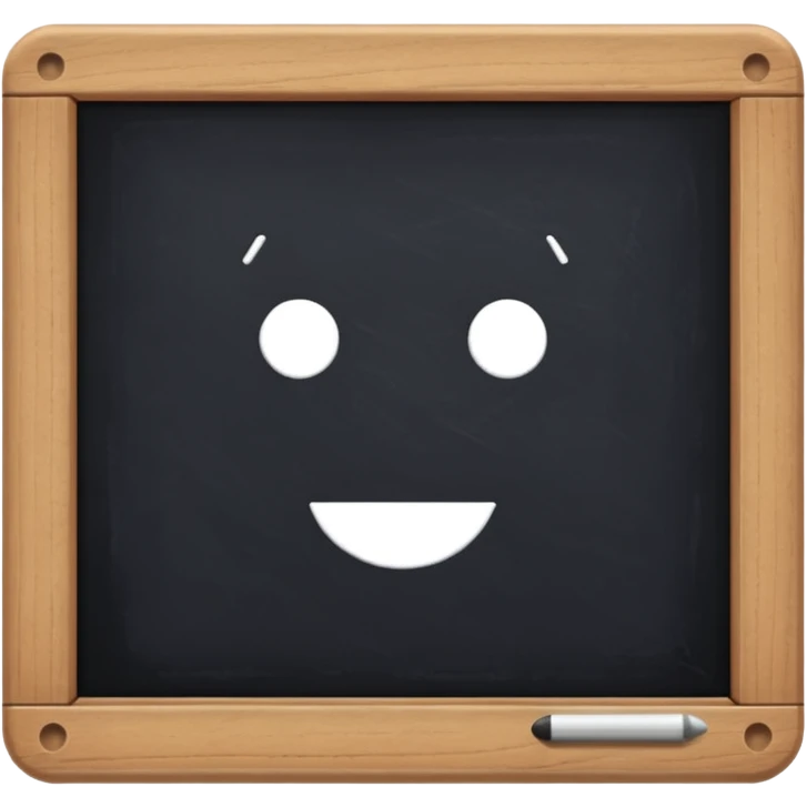 chalk board emoji