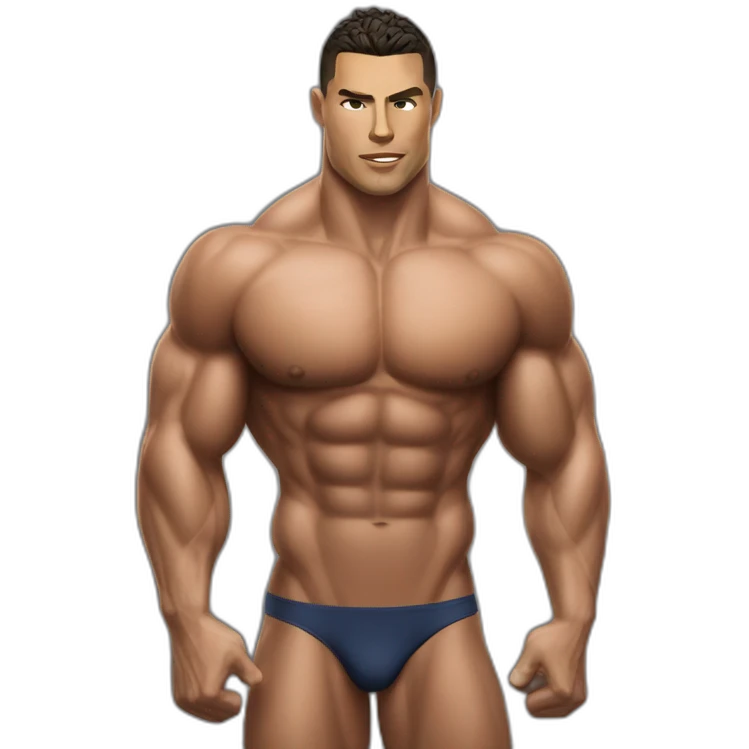 Ronaldo Muscular Bodybuilder emoji