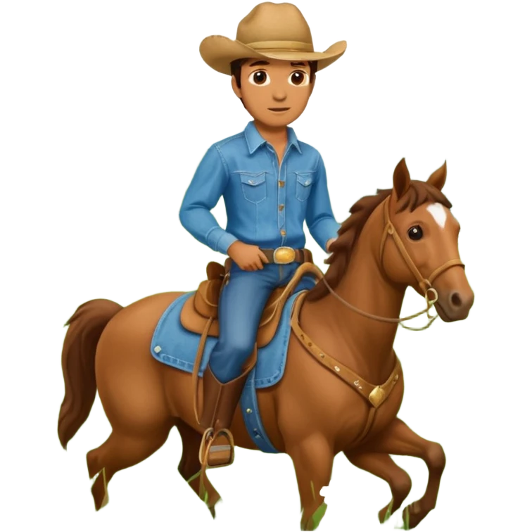 man on horse emoji