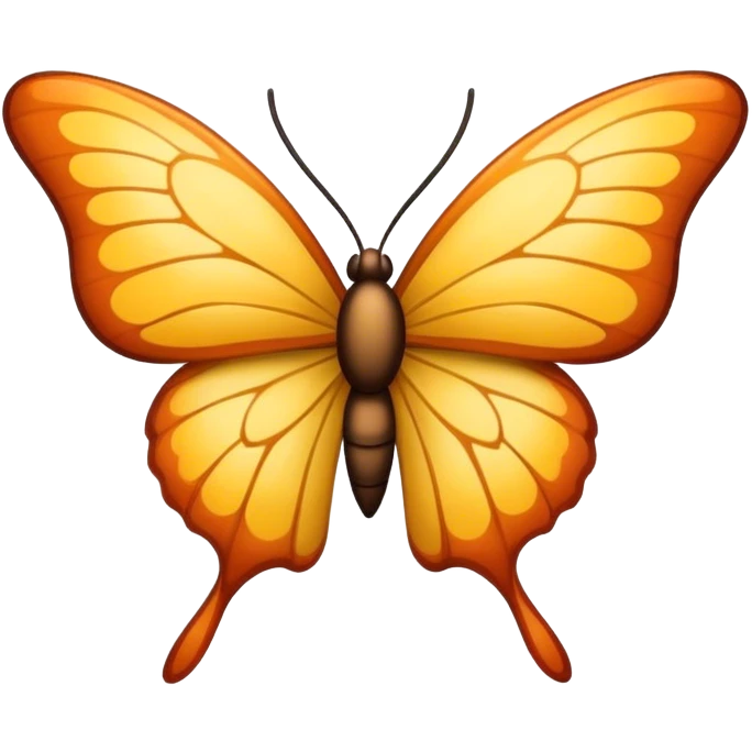 mariposa de costado emoji