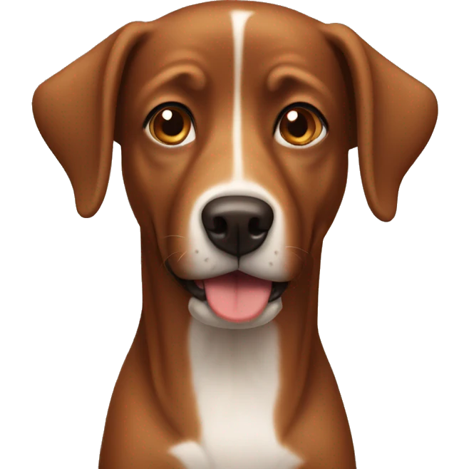 brown dog emoji