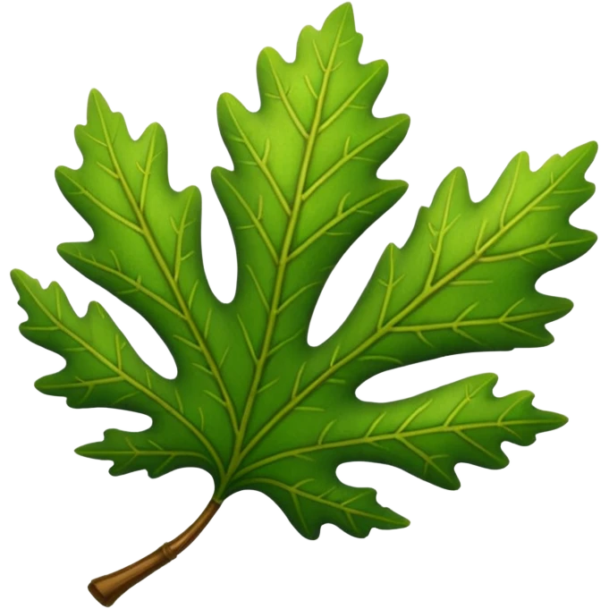 oak leaf emoji