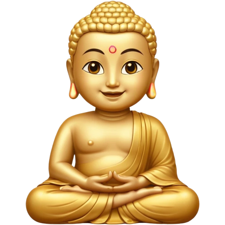 Cartoon Buddha emoji