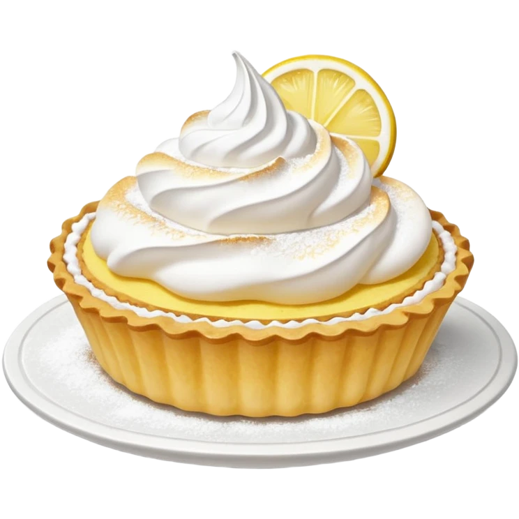 Lemon tartlet with meringue on top emoji