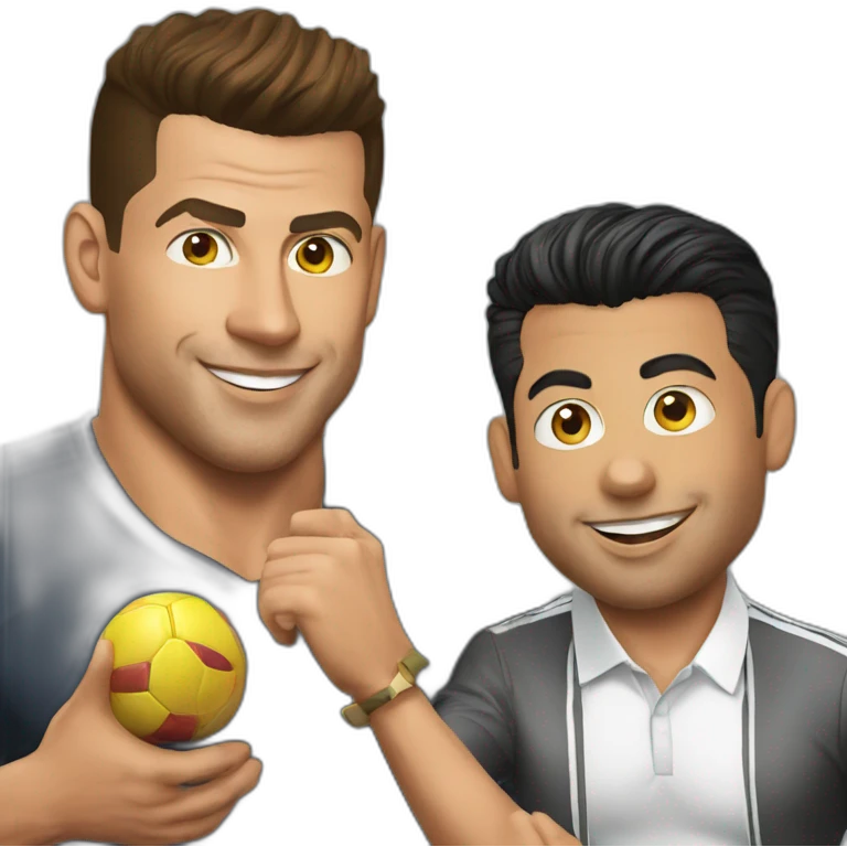 Ronaldo with Salman Khan emoji