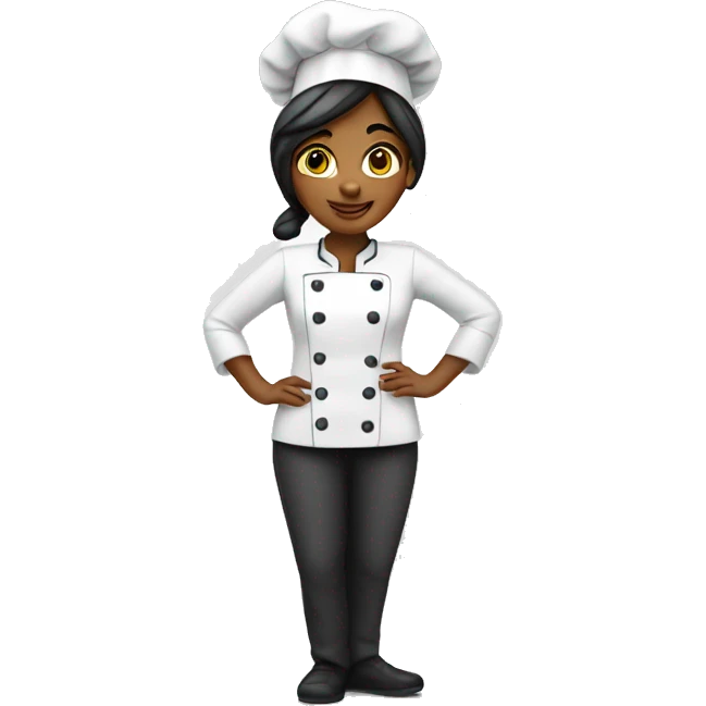 personal chef woman emoji