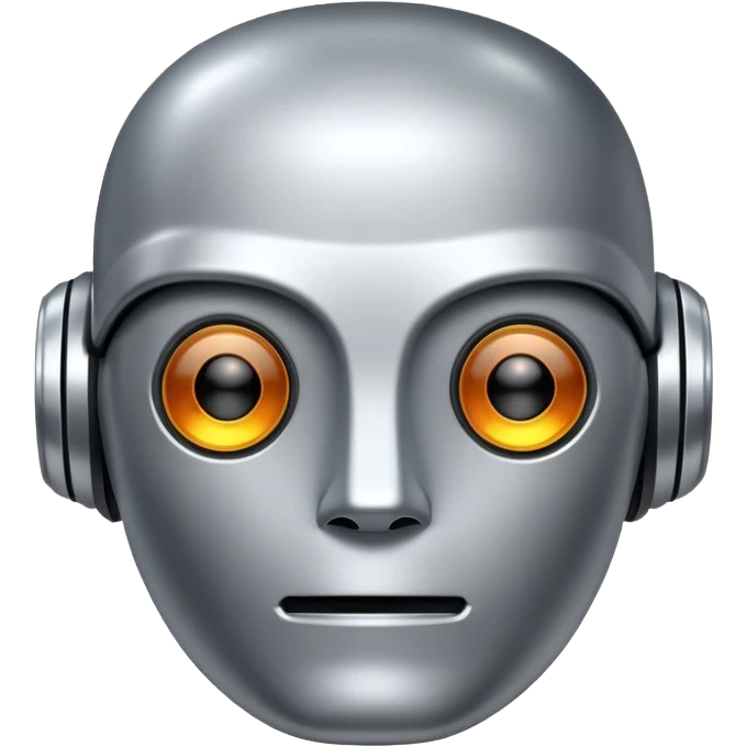 robot face emoji