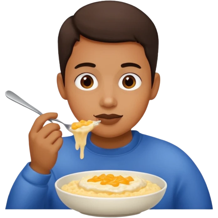 Human cheese grit emoji