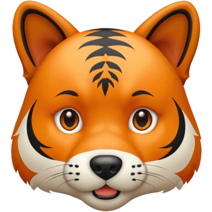 Tigerstribe dog face emoji