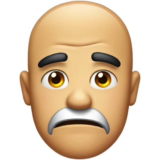 Disgusted face with a raised eyebrow  emoji