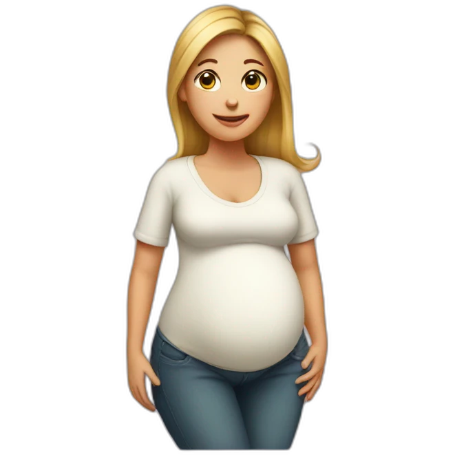 pregnant woman emoji