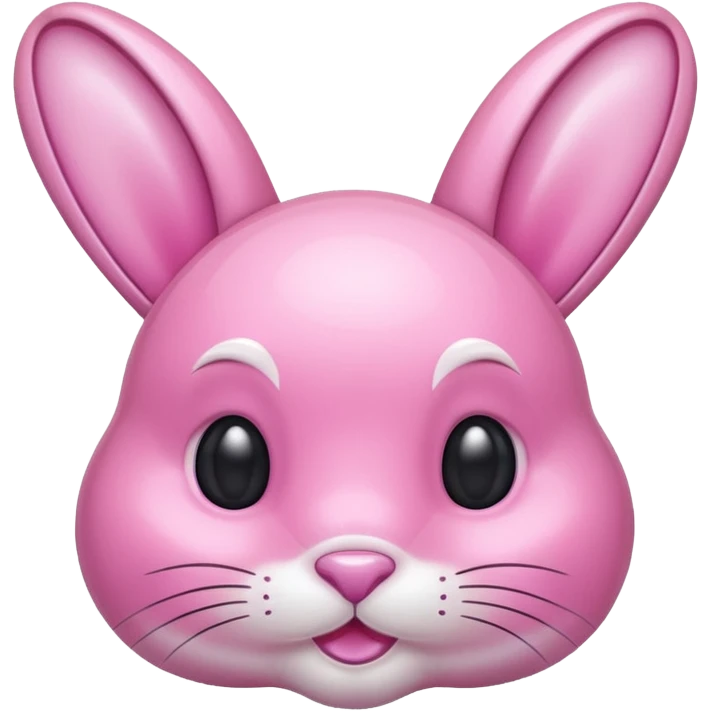 crystal bunny pink emoji