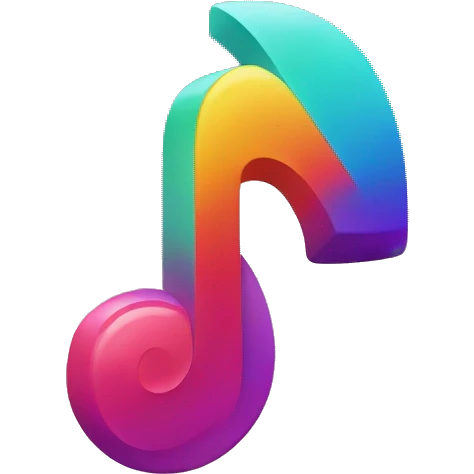 TikTok logo emoji