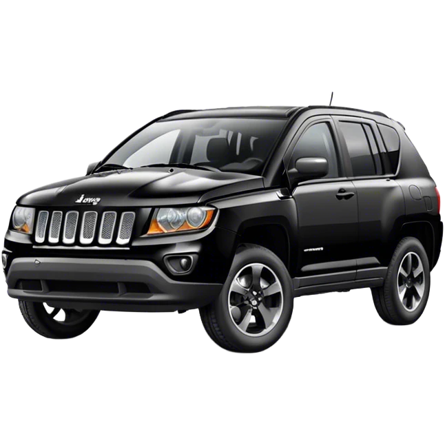 Black jeep compass  emoji