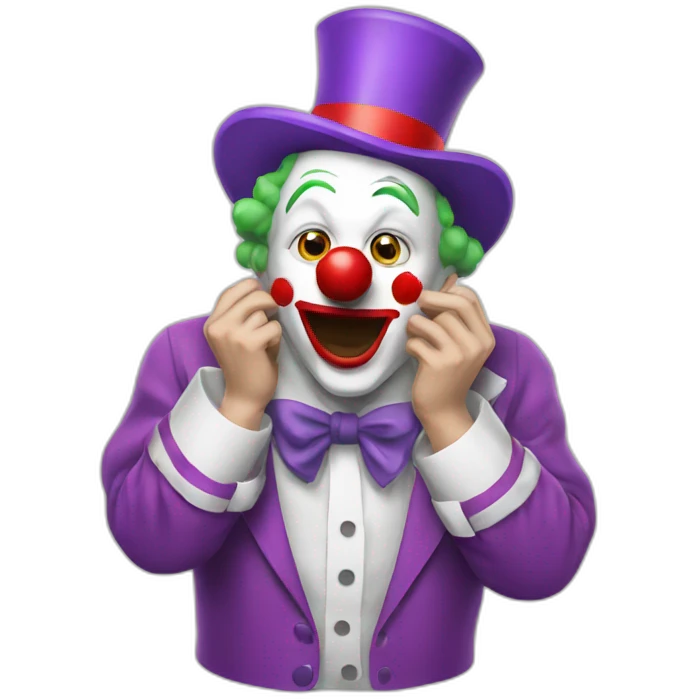 Clown vomiting clowns emoji