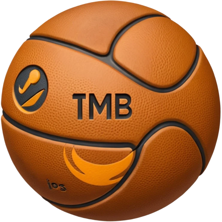 Pull-ball with MB written in the circle in on it emoji