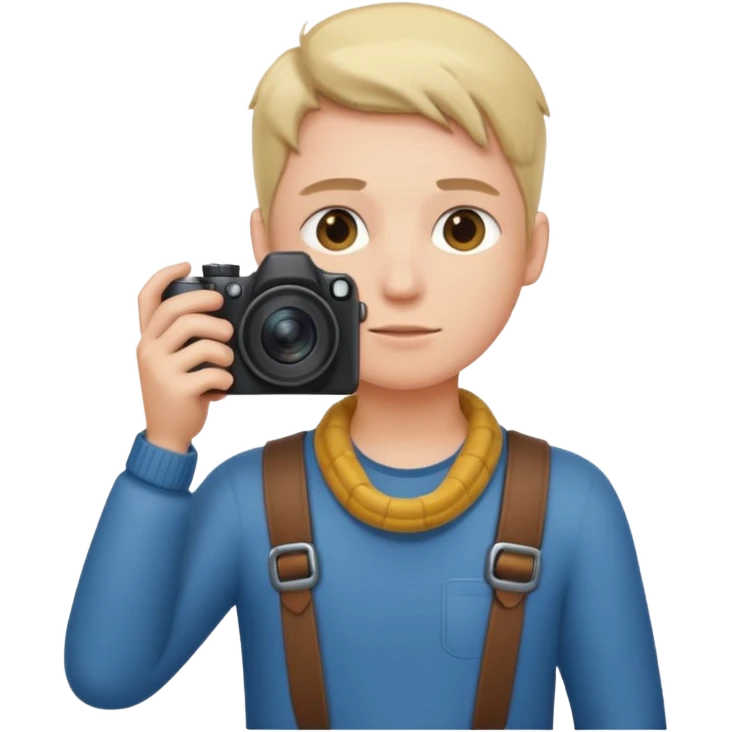 photographer facing away emoji