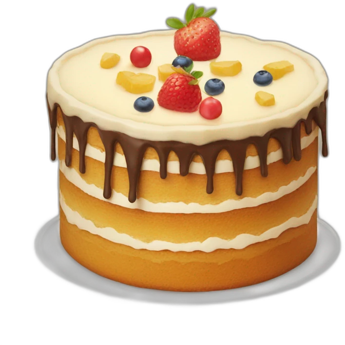 Tarta con belas emoji