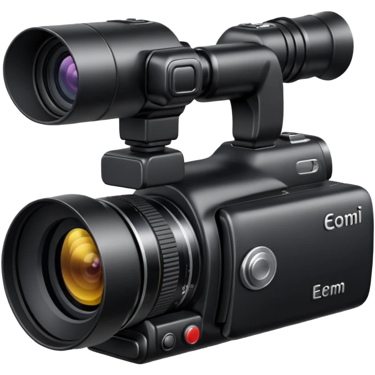 Video camera with lens covered.

 emoji