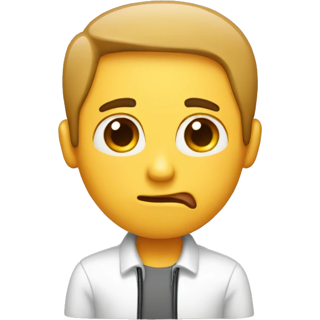 A guy holding an L to his forehead and sticking out his tongue  emoji