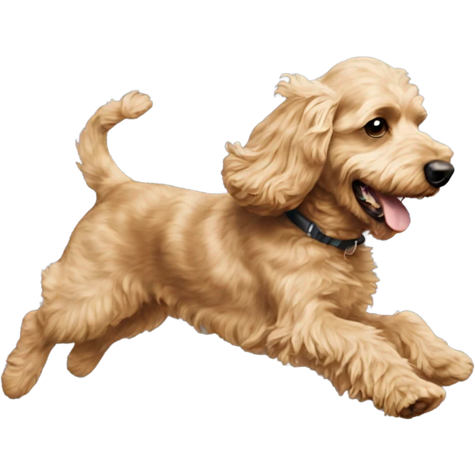 Cockapoo running emoji