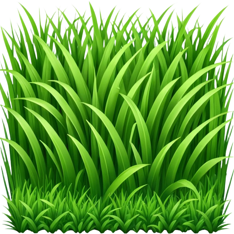 generate realistic detailed grass in 3d style emoji