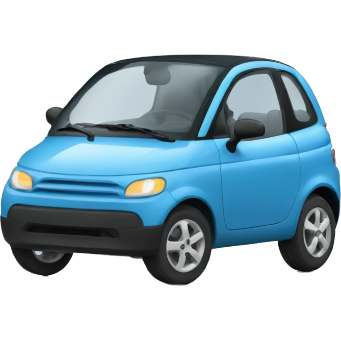 micro car blue profile emoji