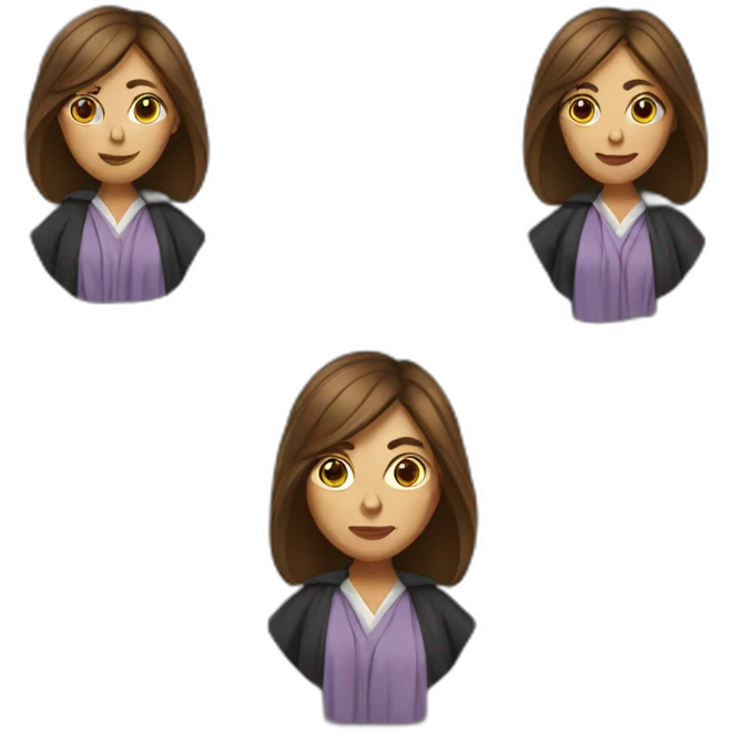 woman lawyer Wearing a robe emoji