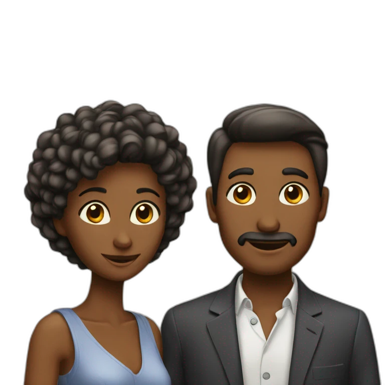 Câlins homme et femme emoji