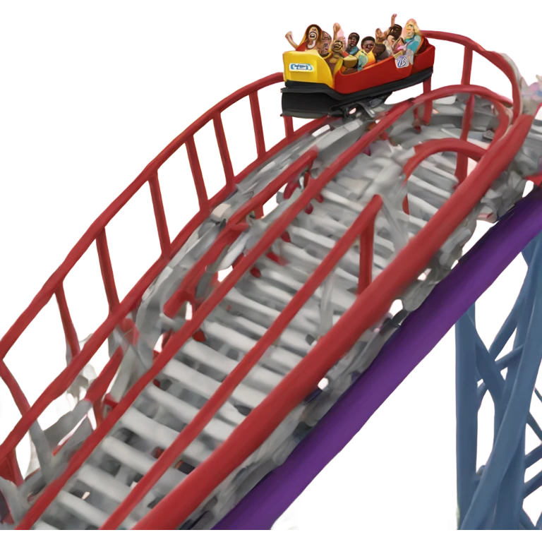 roller coaster los angeles santa monica emoji