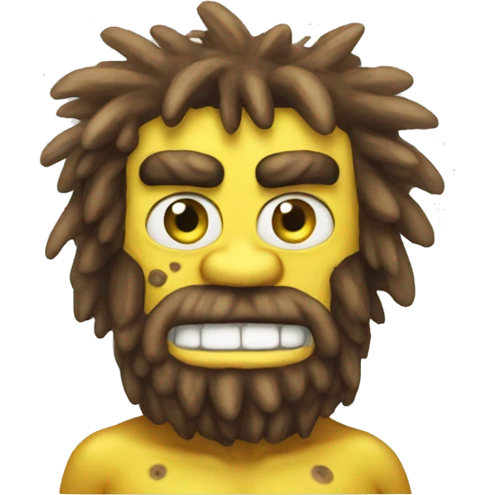 spongebob caveman emoji