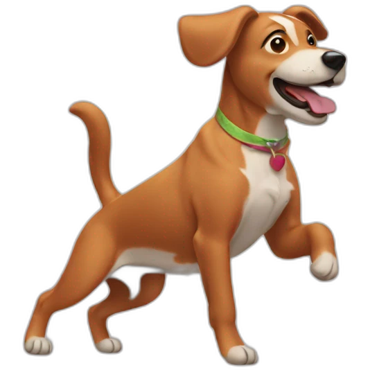 dancing dog emoji
