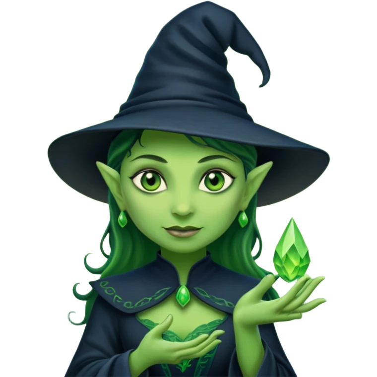 elphaba holding space emoji