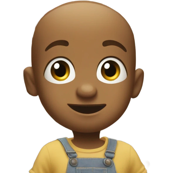 Giant baby destroying toy town emoji
