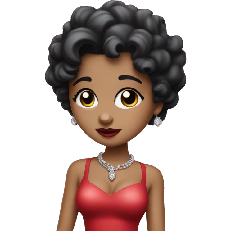 Betty Boop character emoji