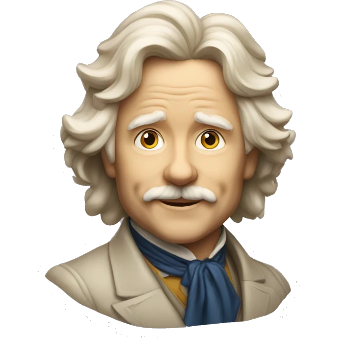 Edvard Grieg smiling emoji