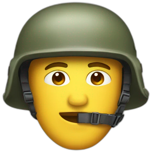 military helmet emoji