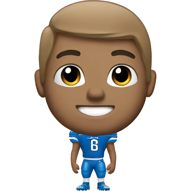Detroit lions football emoji